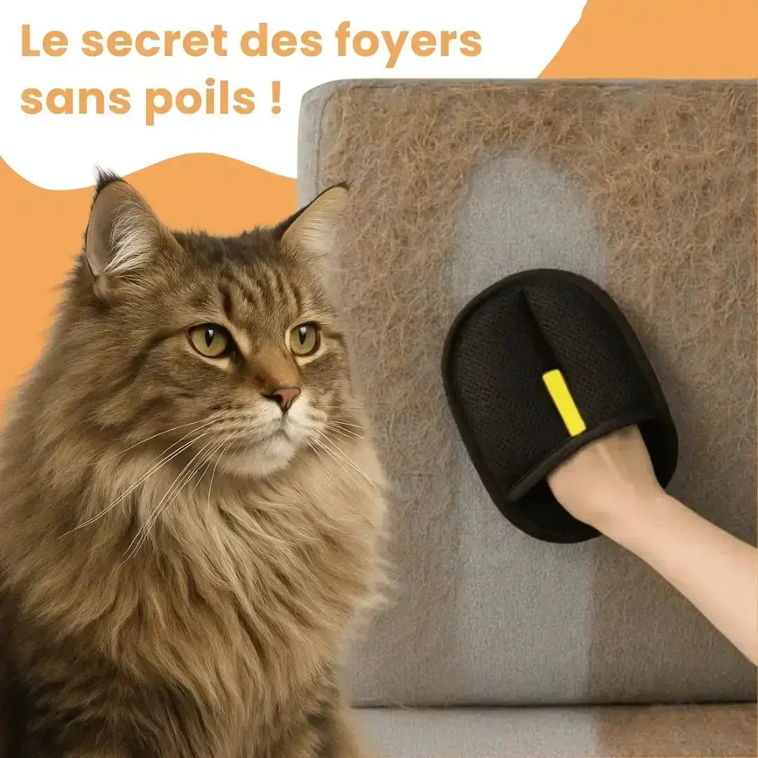 Gant de toilettage gratuit