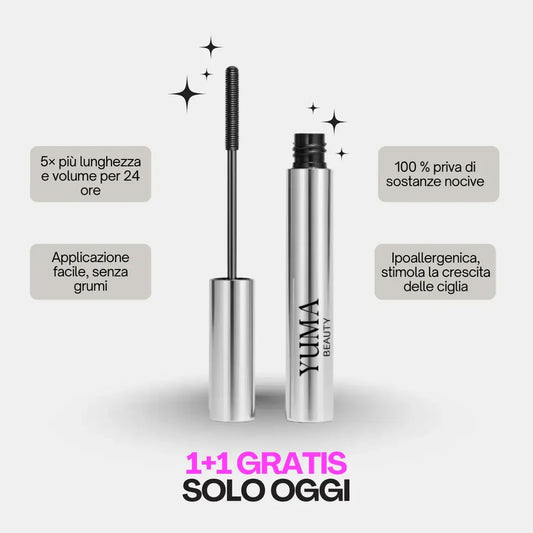NuraBeauty| Mascara naturel allongeant et nourrissant.