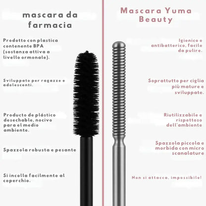 NuraBeauty | Mascara Naturel Allongeant et Nourrissant Iron Eye.