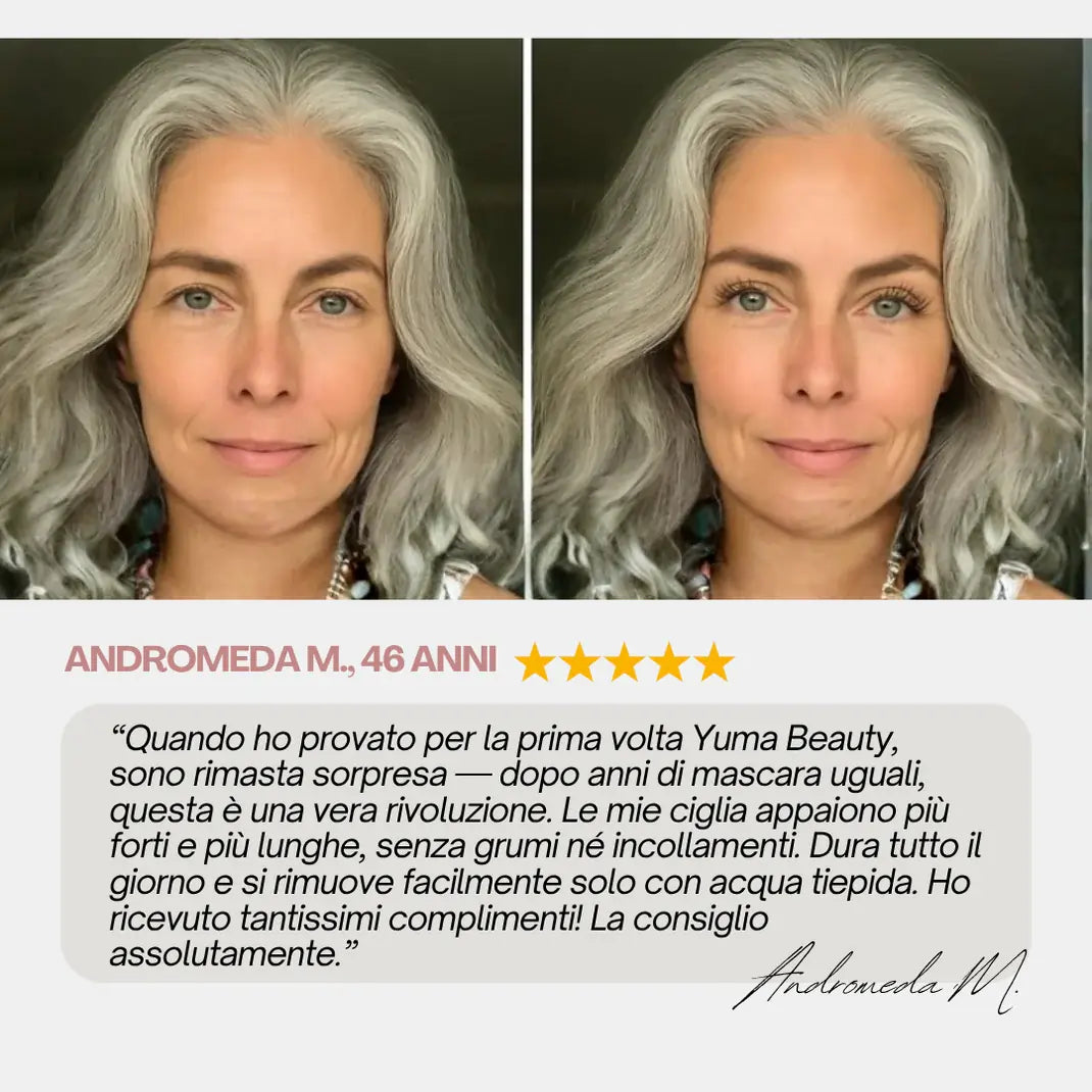 NuraBeauty| Iron  Mascara naturale allungante e nutriente.