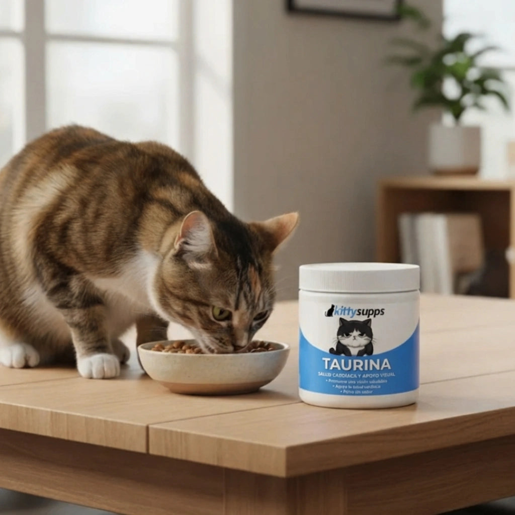 Arrêtez la carence silencieuse avant que les signes n'apparaissent avec le supplément de taurine KittySupps™