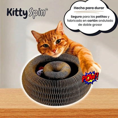 KittySpin™ | Poteau à griffer interactif pour chats