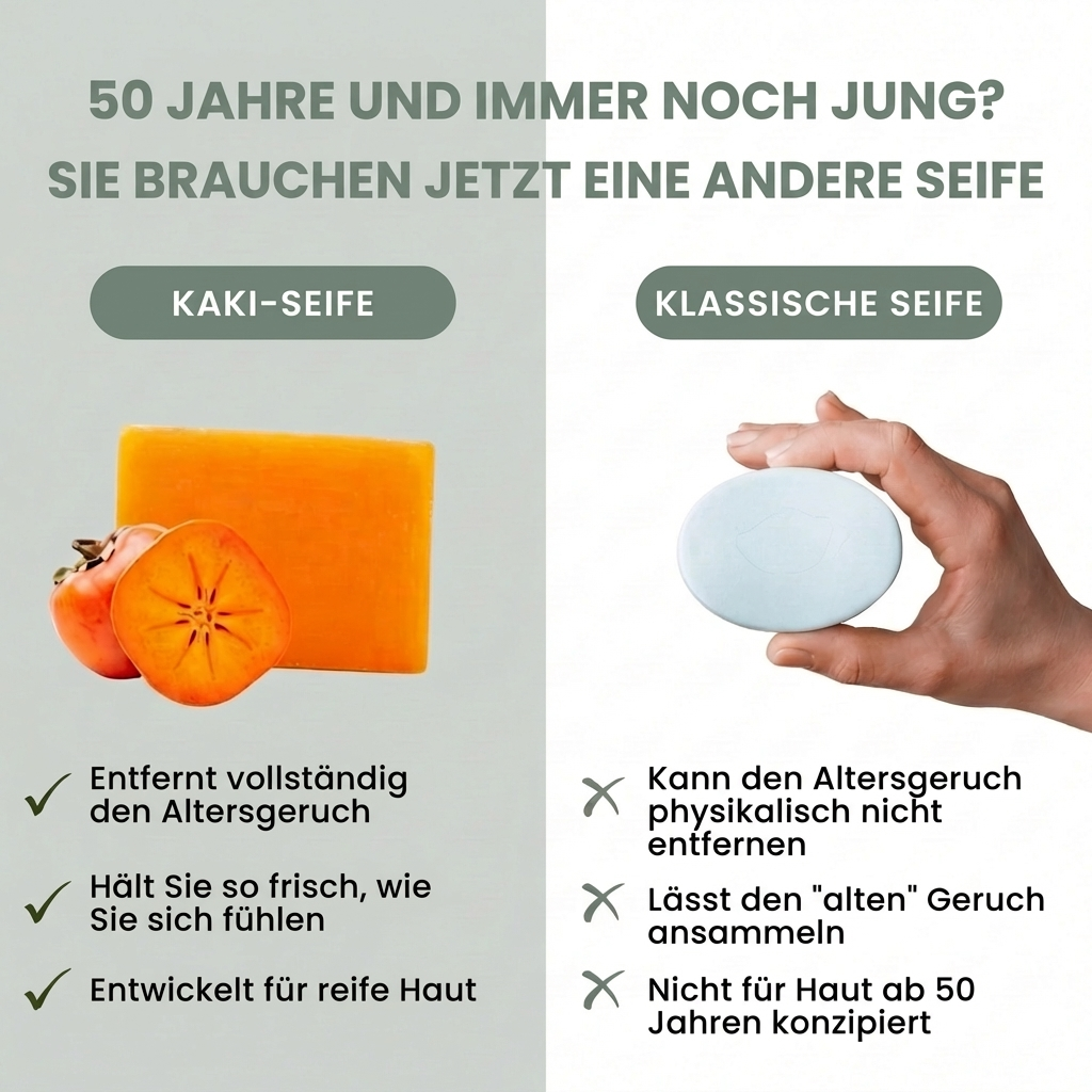 Savon désodorisant au kaki
