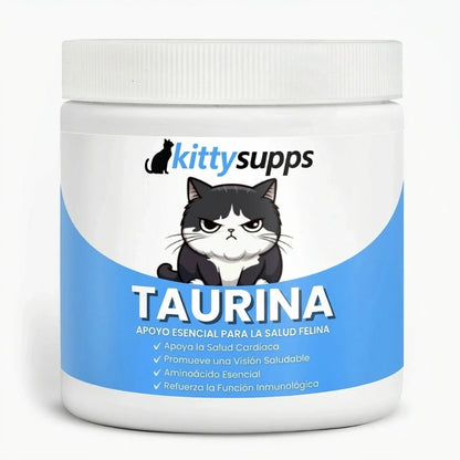 Arrêtez la carence silencieuse avant que les signes n'apparaissent avec le supplément de taurine KittySupps™